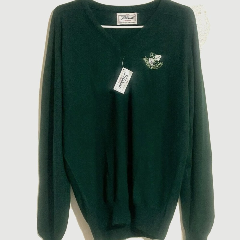 Titleist Collection Cotton Sweater Size M 100% sup